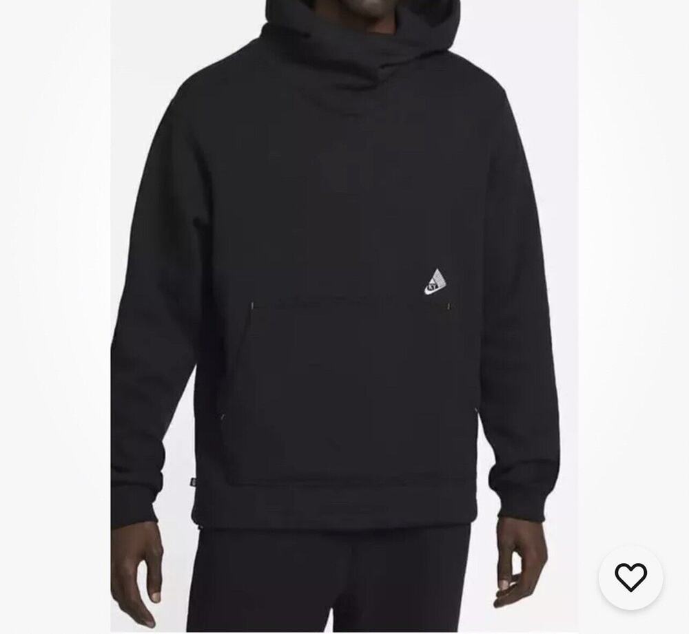 Nike Hoodie Mens Medium Kyrie Irving DriFit Pullover Hoodie BLACK